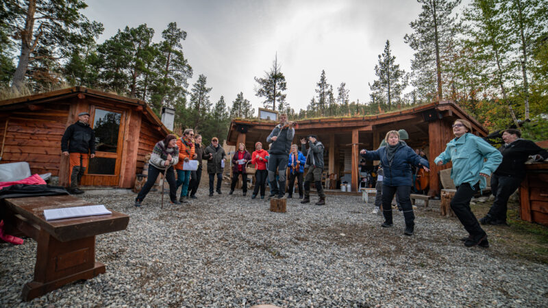 Øvelser i full gang